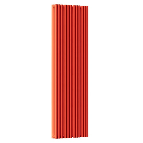 Стальной трубчатый радиатор отопления Empatiko Takt S2-472-2000 Scarlet Red 