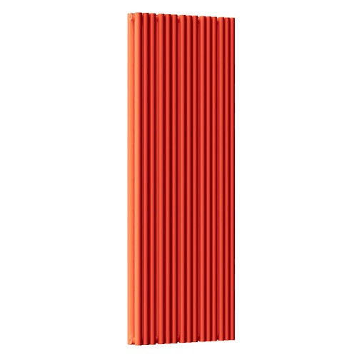 Стальной трубчатый радиатор отопления Empatiko Takt S2-592-2000 Scarlet Red