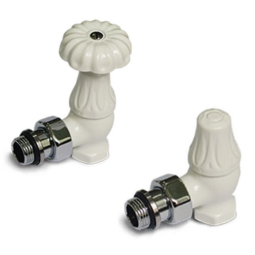 Комплект SR Rubinetterie серия Old Style 1/2" угловой, белый