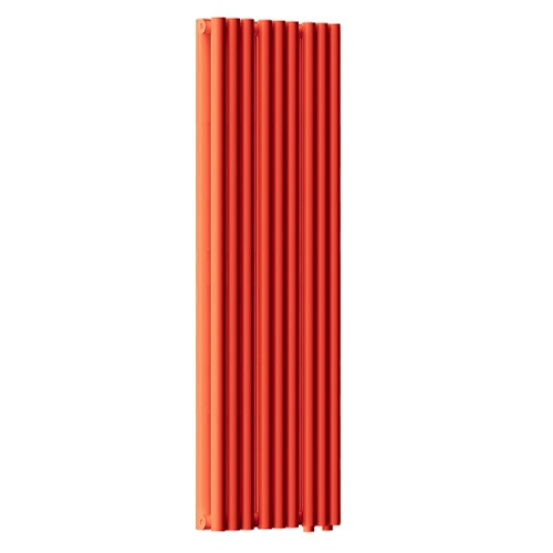 Стальной трубчатый радиатор отопления Empatiko Takt LR2-352-1750 Scarlet Red
