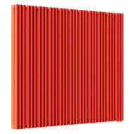 Стальной трубчатый радиатор отопления Empatiko Takt LR2-1312-1750 Scarlet Red