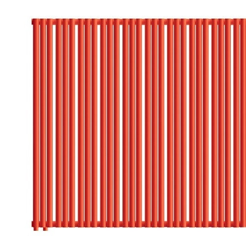 Стальной трубчатый радиатор отопления Empatiko Takt LR2-1312-1750 Scarlet Red Стальной трубчатый радиатор отопления Empatiko Takt LR2-1312-1750 Scarlet Red
