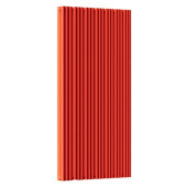 Стальной трубчатый радиатор отопления Empatiko Takt S2-832-2000 Scarlet Red 