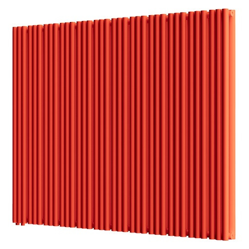 Стальной трубчатый радиатор отопления Empatiko Takt LR2-1432-1750 Scarlet Red 