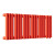 Стальной трубчатый радиатор отопления Empatiko Takt R1-712-200 Scarlet Red