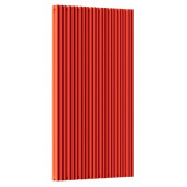 Стальной трубчатый радиатор отопления Empatiko Takt S2-952-2000 Scarlet Red 