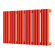 Стальной трубчатый радиатор отопления Empatiko Takt S1-712-300 Scarlet Red Стальной трубчатый радиатор отопления Empatiko Takt S1-712-300 Scarlet Red