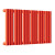 Стальной трубчатый радиатор отопления Empatiko Takt S1-712-300 Scarlet Red