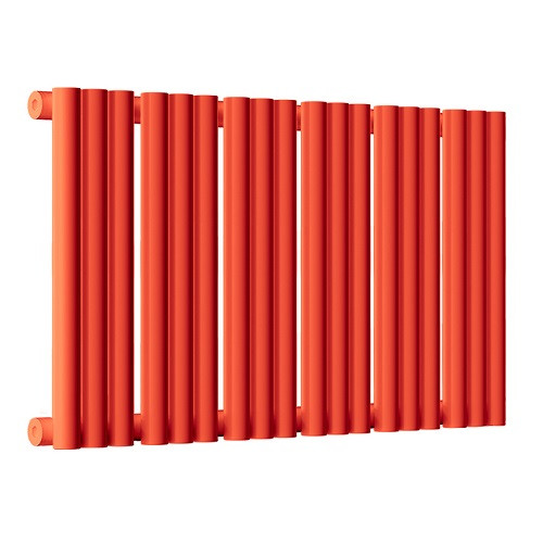 Стальной трубчатый радиатор отопления Empatiko Takt S1-712-300 Scarlet Red