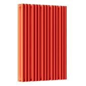 Стальной трубчатый радиатор отопления Empatiko Takt S2-592-500 Scarlet Red
