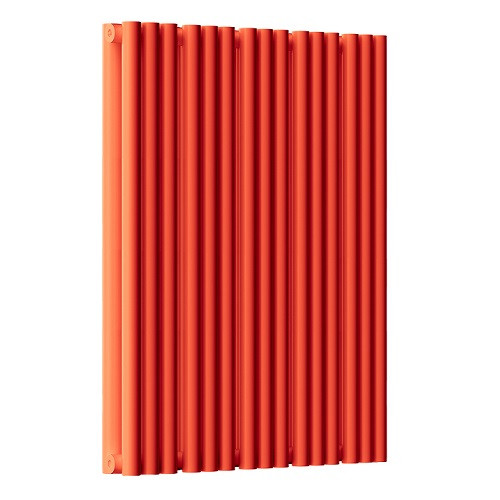 Стальной трубчатый радиатор отопления Empatiko Takt S2-592-500 Scarlet Red