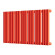 Стальной трубчатый радиатор отопления Empatiko Takt S1-832-300 Scarlet Red