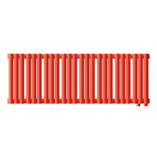 Стальной трубчатый радиатор отопления Empatiko Takt R1-952-200 Scarlet Red