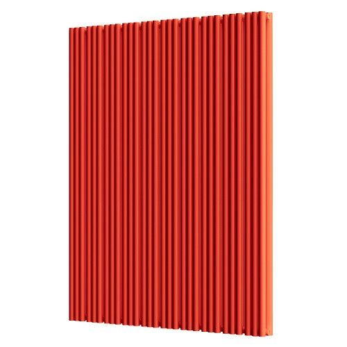 Стальной трубчатый радиатор отопления Empatiko Takt S2-1192-2000 Scarlet Red