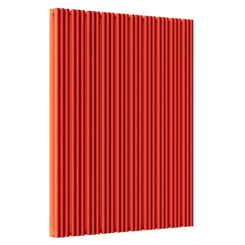 Стальной трубчатый радиатор отопления Empatiko Takt S2-1192-2000 Scarlet Red
