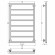 Водяной полотенцесушитель Сунержа Канцлер 800х500 (Без покрытия)