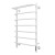 Электрический полотенцесушитель Larusso Стандарт с полкой КС П7 500х800, RAL 9003 (сигнальный белый)