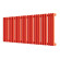 Стальной трубчатый радиатор отопления Empatiko Takt S1-952-300 Scarlet Red