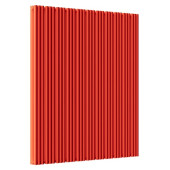 Стальной трубчатый радиатор отопления Empatiko Takt S2-1312-2000 Scarlet Red 