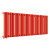 Стальной трубчатый радиатор отопления Empatiko Takt L1-1072-300 Scarlet Red