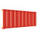 Стальной трубчатый радиатор отопления Empatiko Takt L1-1072-300 Scarlet Red Стальной трубчатый радиатор отопления Empatiko Takt L1-1072-300 Scarlet Red