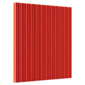 Стальной трубчатый радиатор отопления Empatiko Takt S2-1432-2000 Scarlet Red