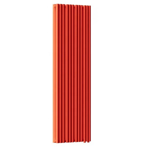 Стальной трубчатый радиатор отопления Empatiko Takt LR2-472-2000 Scarlet Red