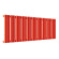 Стальной трубчатый радиатор отопления Empatiko Takt S1-1192-300 Scarlet Red