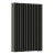 Стальной трубчатый радиатор отопления Empatiko Takt LR2-592-500 Coal Black