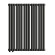 Стальной трубчатый радиатор отопления Empatiko Takt LR2-592-500 Coal Black