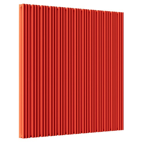 Стальной трубчатый радиатор отопления Empatiko Takt S2-1552-2000 Scarlet Red