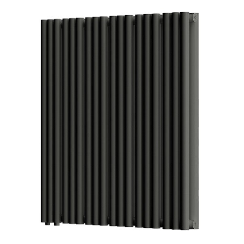 Стальной трубчатый радиатор отопления Empatiko Takt LR2-712-500 Coal Black