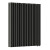 Стальной трубчатый радиатор отопления Empatiko Takt LR2-712-500 Coal Black