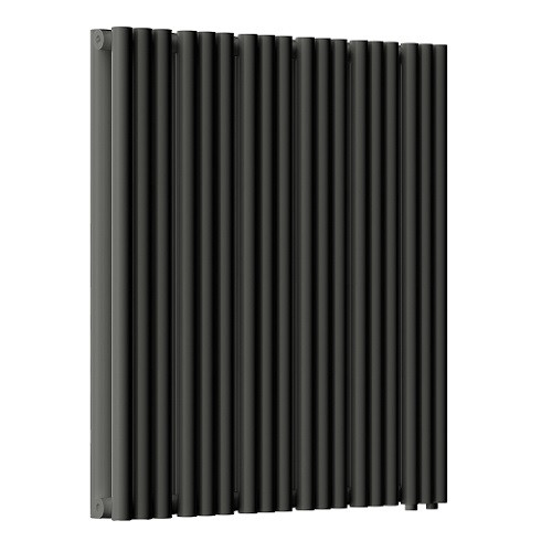 Стальной трубчатый радиатор отопления Empatiko Takt LR2-712-500 Coal Black