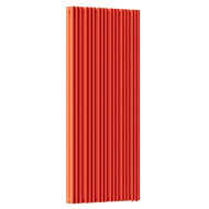 Стальной трубчатый радиатор отопления Empatiko Takt LR2-712-2000 Scarlet Red
