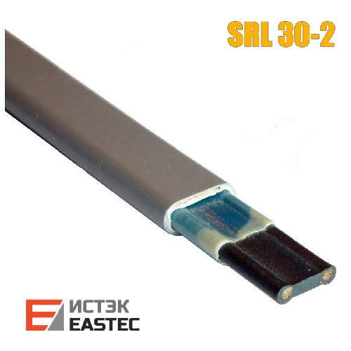 Cаморегулирующийся кабель EASTEC SRL 30-2 М=30Вт (на отрез) Cаморегулирующийся кабель EASTEC SRL 30-2 М=30Вт (на отрез)