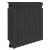 Биметаллический радиатор отопления Rifar Monolit 500 6 секций Антрацит