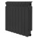 Биметаллический радиатор отопления Rifar Monolit 500 8 секций Антрацит