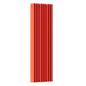 Стальной трубчатый радиатор отопления Empatiko Takt S2-352-1750 Scarlet Red 