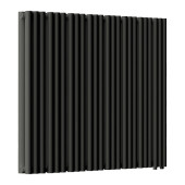 Стальной трубчатый радиатор отопления Empatiko Takt LR2-952-500 Coal Black 