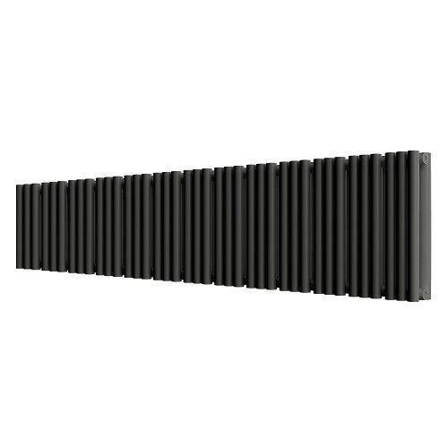 Стальной трубчатый радиатор отопления Empatiko Takt S2-1552-200 Coal Black