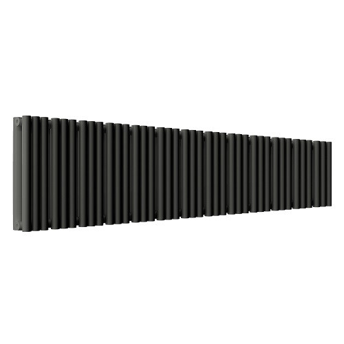 Стальной трубчатый радиатор отопления Empatiko Takt S2-1552-200 Coal Black
