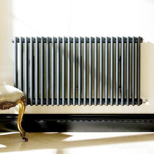 Стальной трубчатый радиатор отопления IRSAP TESI 30565 T30 10 секций, серый Манхэттен