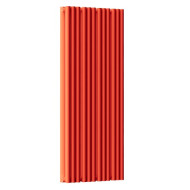 Стальной трубчатый радиатор отопления Empatiko Takt S2-472-1750 Scarlet Red 