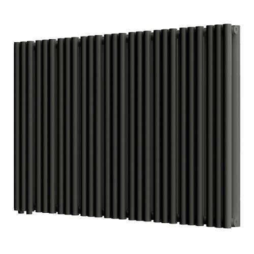 Стальной трубчатый радиатор отопления Empatiko Takt LR2-1072-500 Coal Black 