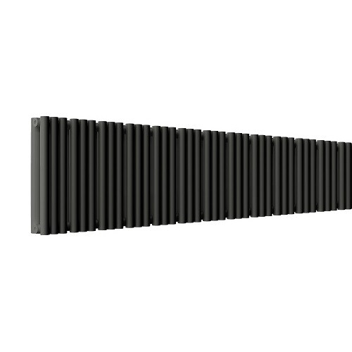 Стальной трубчатый радиатор отопления Empatiko Takt S2-1672-200 Coal Black