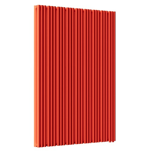 Стальной трубчатый радиатор отопления Empatiko Takt LR2-1072-2000 Scarlet Red