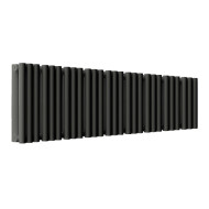 Стальной трубчатый радиатор отопления Empatiko Takt S2-1072-200 Coal Black  Стальной трубчатый радиатор отопления Empatiko Takt S2-1072-200 Coal Black