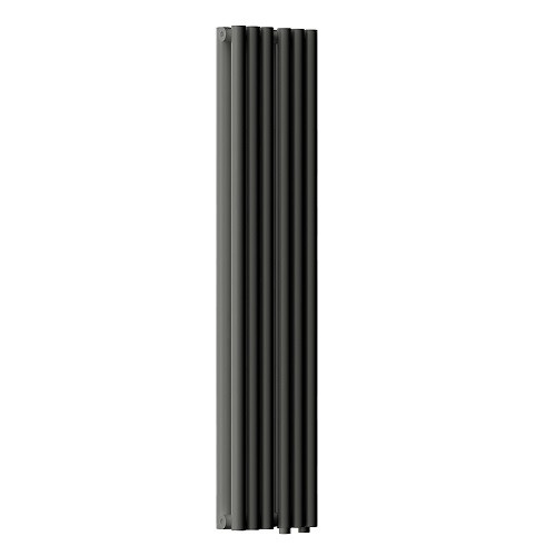 Стальной трубчатый радиатор отопления Empatiko Takt LR2-232-1750 Coal Black