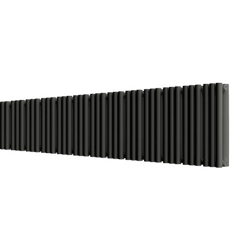 Стальной трубчатый радиатор отопления Empatiko Takt S2-1912-200 Coal Black